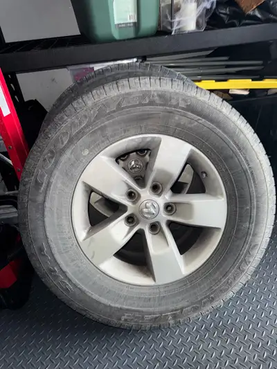 Selling my Ram rims and tires together, the rims are in great condition just dusty as seen in pictur...