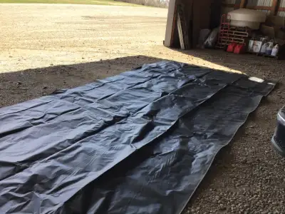 RV Canopy Used 8ft X 19 ft , 2 ft at the end has come unglued Asking $75.00