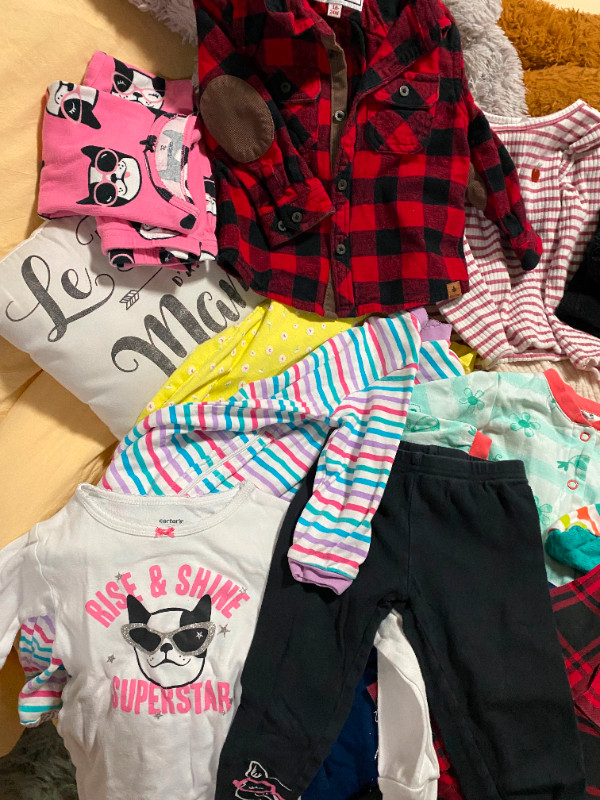 baby girl cloths toddler size 2T 54 pieces dans Vêtements - 2T  à Laval/Rive Nord - Image 4