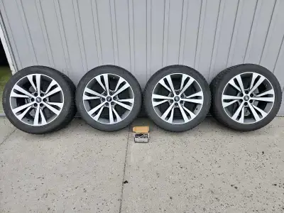 285/45R22 Toyo Winter's Studded on OEM Ford Expedition Rims. Came off 2020 Ford Expedition Platinum....