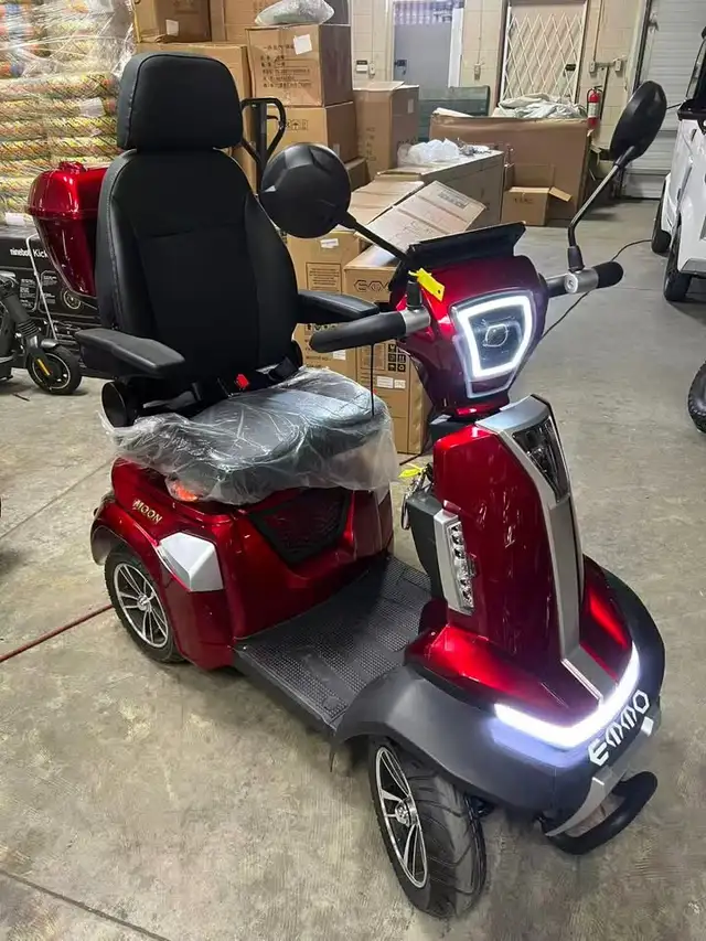 BRAND NEW EMMO ET4 Moon Electric 4-Wheel Scooter RED $400 OFF!!! in eBike in City of Toronto - Image 4
