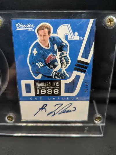 guy lafleur auto card#, View more