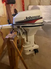 Johnson 9.9 outboard motor, a gem!