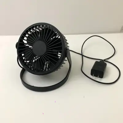 Mini Desk Fan Small Table Fan Black Corded Cooling Fan, View more