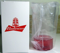 BUDWEISER RED LIGHT GLASS (NEW)