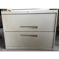 LATERAL FILING CABINET 2 DRAWERS PULL OUT