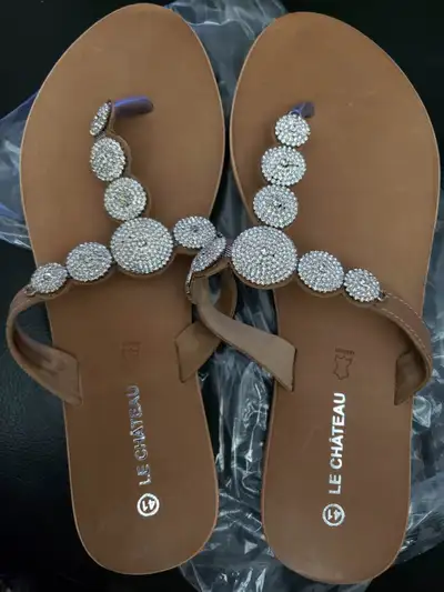 Excellent Condition Le Chateau,  Aldo Sandals Size 10, View more