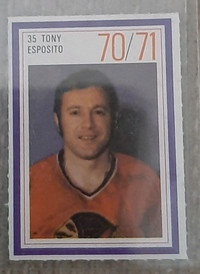 Tony Esposito Timbre Esso Power Player 1970-71 