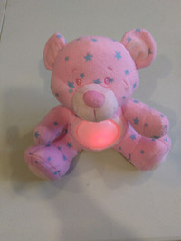 Doudou pour bébé avec boule lumineuse