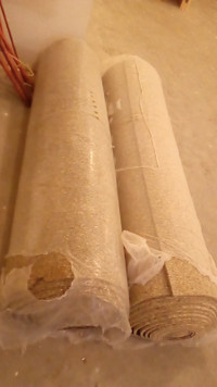 2 rolls carpet underlay - new in the package