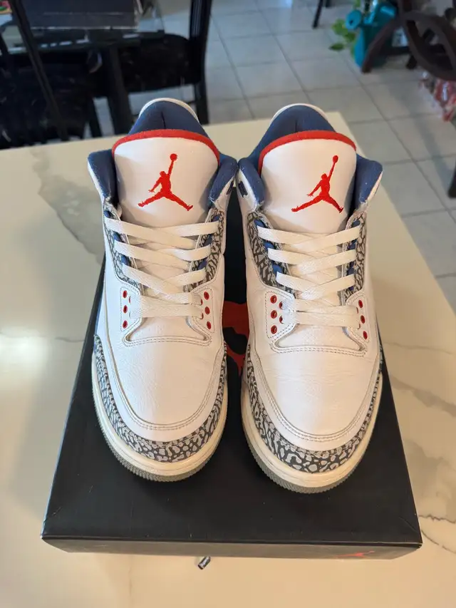 Air Jordan 3 True Blue - Size 9.5M in Men's Shoes in City of Toronto - Image 4