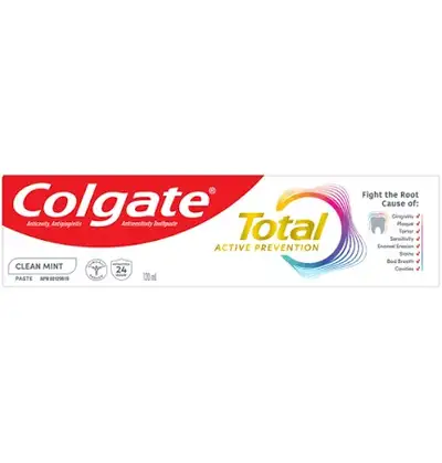 Colgate: Total Active Prevention Clean Mint Toothpaste, View more