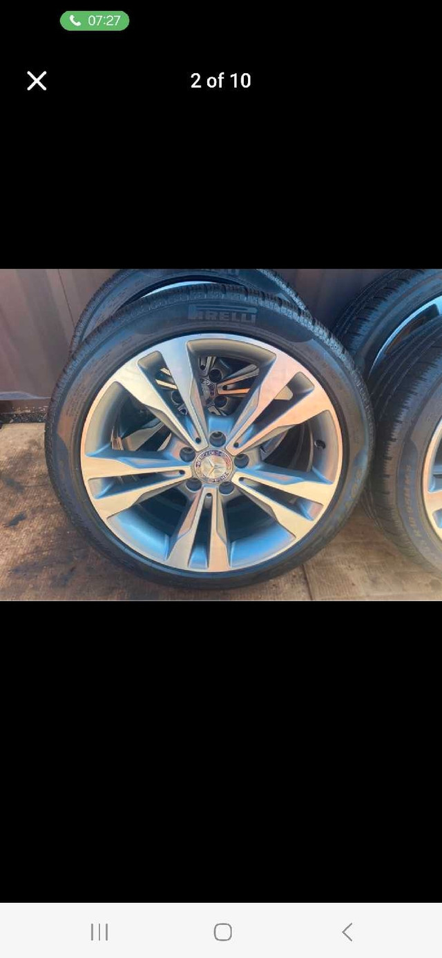 Set of PIRELLI winter tires rims
(225 45 18)  in Tires & Rims in Oakville / Halton Region - Image 2