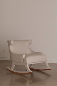 Brand New - Cary Grant Feather Wrapped Rocking Chair