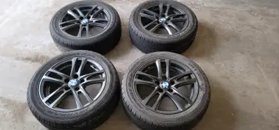 225 50 17 The rims are excellent shape. Joyroad all seanson tires, used one season. E90, 17 Inch. $4...