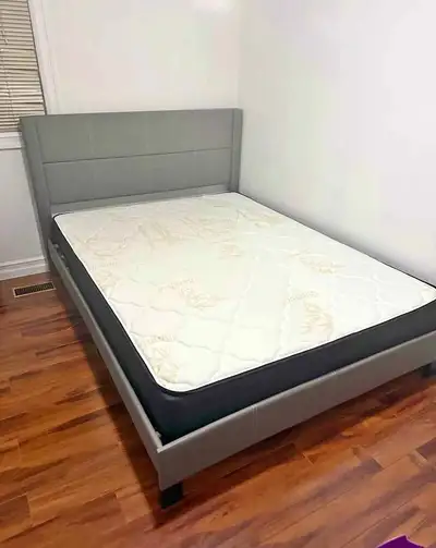 Queen Size Bed & Mattress, View more