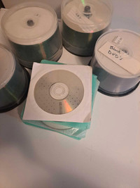 DVD and CDs (blank) for transferring media