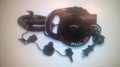 Intex Quick-Fill AC Electric Air Bed Pump, 110 V/ 12Volt,, View more
