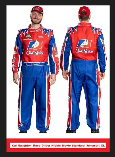 (NEW) Cal Naughton Race Driver Nights Movie Standard Jumpsuit XL, View more