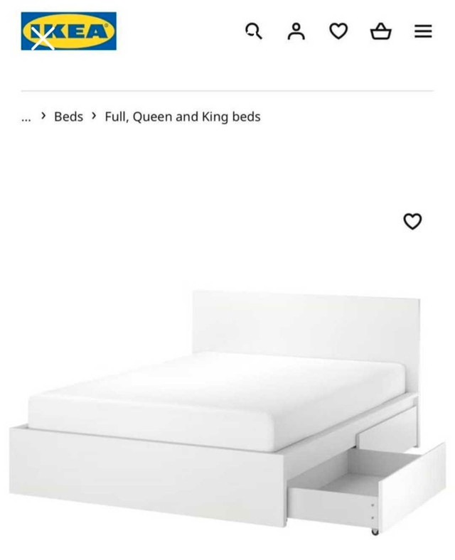 IKEA MAKM Underbed Storage Drawers in Beds & Mattresses in Markham / York Region - Image 2