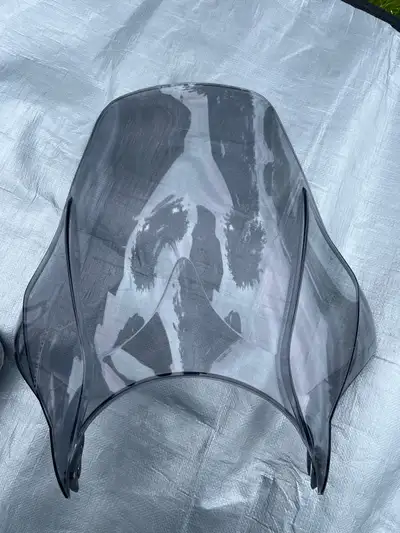 Motorcycle windscreen. Was on a Kawasaki 650 RS.