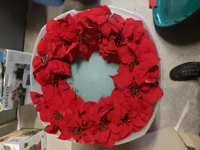 Red Gorgeous Christmas Wreath, View more