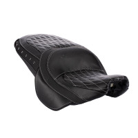 Indian Motorcycle Genuine Leather Touring Heated Seat - Black