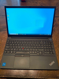 Lenovo Thinkpad E15 gen 2 laptop with SSD