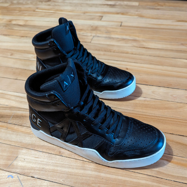 Armani Exchange Size 12 Men's High Top Sneakers in Men's Shoes in Ottawa - Image 2
