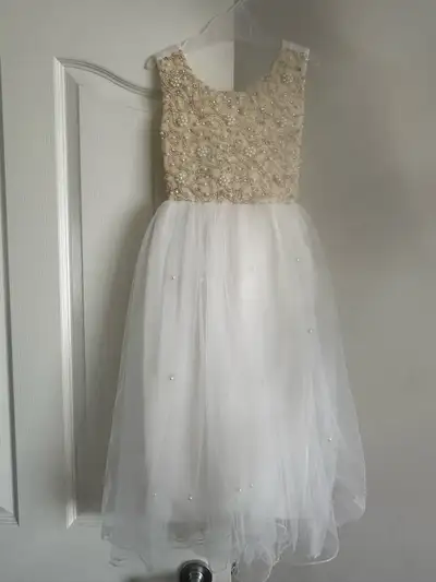 Size 4-5-6 toddler girl wedding dress for only $20, View more