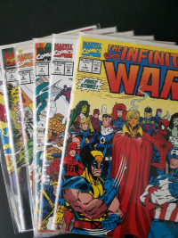 Comic Book Lot (6)-The Infinity War #1 thru 6.
Jim Starlin 