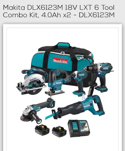 Makita 6 tools, View more