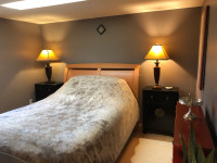 May 1-Furnished lower master guest suite w patio/laundry 
