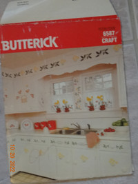 Stencils  in package, Butterick , craft,leaves,daffodils, unused
