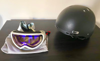 Ski Helmet and goggles