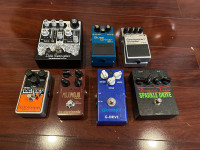 Pedals earthquaker Boss EHX TC electronic Voodoo Labs  Goudie FX