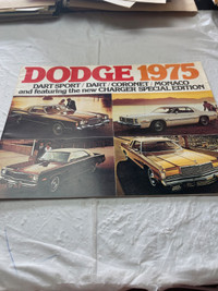 VINTAGE 1975 DODGE FULL LINE SALES BROCHURE #M1859