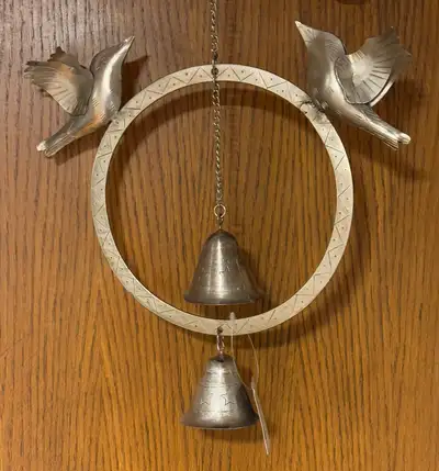 Christmas Birds, Bells and Wreath (Metal), View more