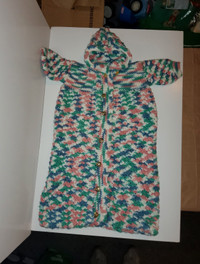 Baby Snowsuit Bunding Bag Size NB to 3 Months Handmade Knit