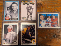 NHL Legends Hockey Card lot (5-cards)