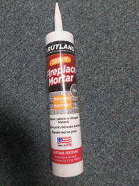 Rutland Fireplace Mortar Cartridge, 10.3-Ounce, Gray