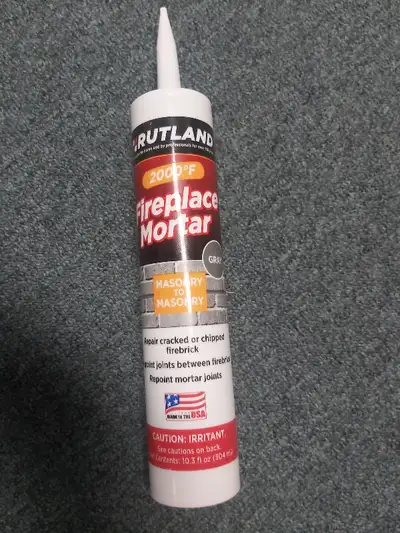 Rutland Fireplace Mortar Cartridge, 10.3-Ounce, Gray, View more