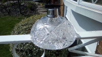 Vintage Brilliant Cut Lead Crystal Perfume Bottle / Atomizer