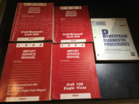 1990 Dodge Colt 200 and Eagle Summit Shop Manuals