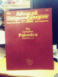 The Complete Psionics 2nd Edition Handbook PHBR5 #2117