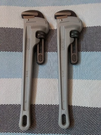 Brand new Ridgid aluminum pipe wrenches