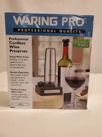 PROFESSIONAL CORDLESS WINE PRESERVER