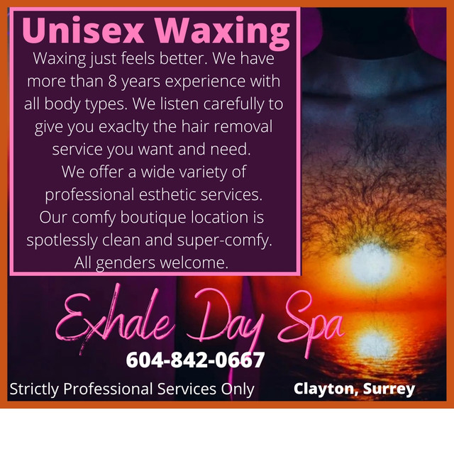 Exhale Day Spa in Health and Beauty Services in Delta/Surrey/Langley - Image 2