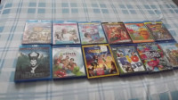 12 BLUERAY MOVIES FOR KIDS/MUPPETS,LORAX,TROLLS,RIO,INCREDIBLES