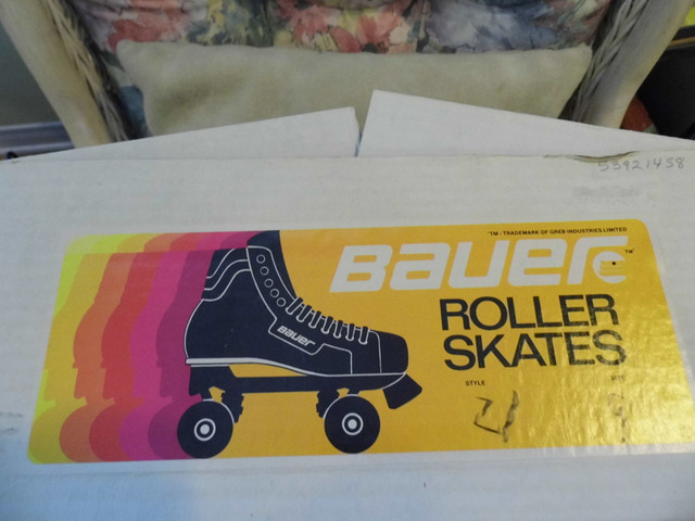 Usher did it!  1980's Vintage Bauer Roller Skates - Never used in Skates & Blades in Ottawa - Image 4